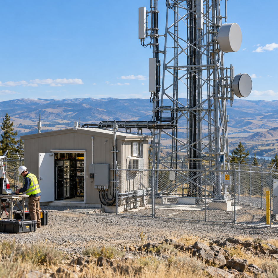 Mountain Telecom Tower Crew